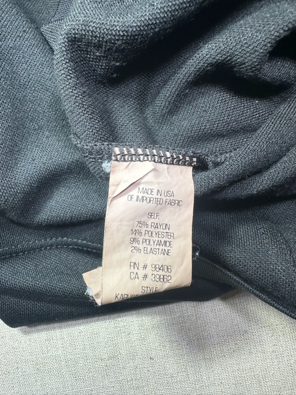 Theory Black Sleeveless wrap style Twist-Front Tank size Women’s P #cbk #chic - Picture 6 of 6
